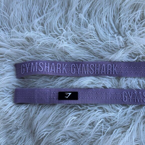 Gymshark Silicone Lifting Straps Purple One Size - Picture 5 of 10